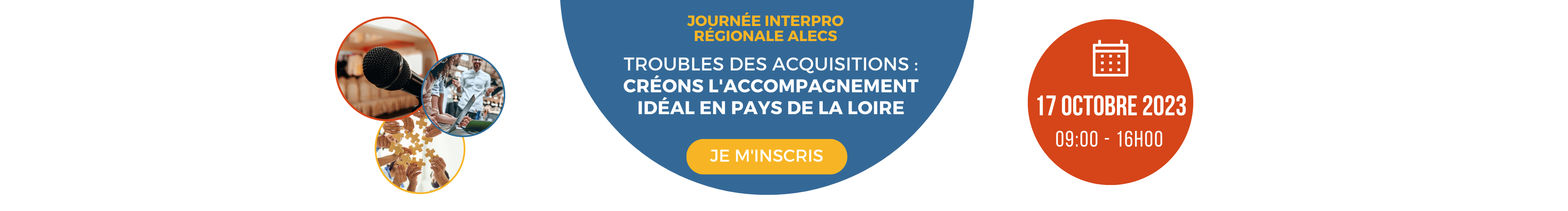 Bannière avec bouton pour s'inscrire à l'Interpro d'ALECS (pour les professionnels uniquement)