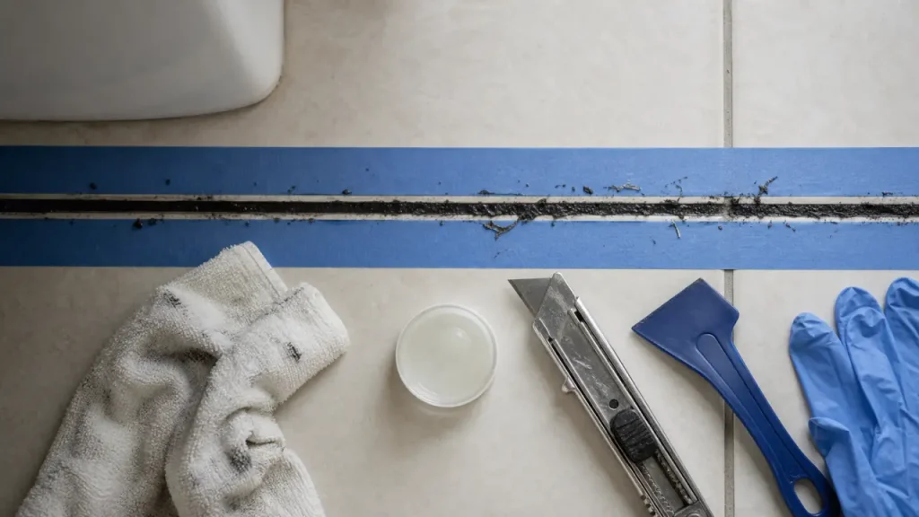 Comment enlever silicone sans rayer : protéger baignoire, carrelage et vitre