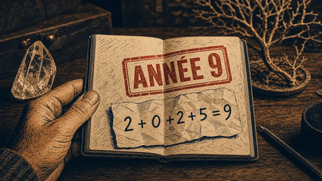 Numerologie 2025 : année 9, bilan et renouveau