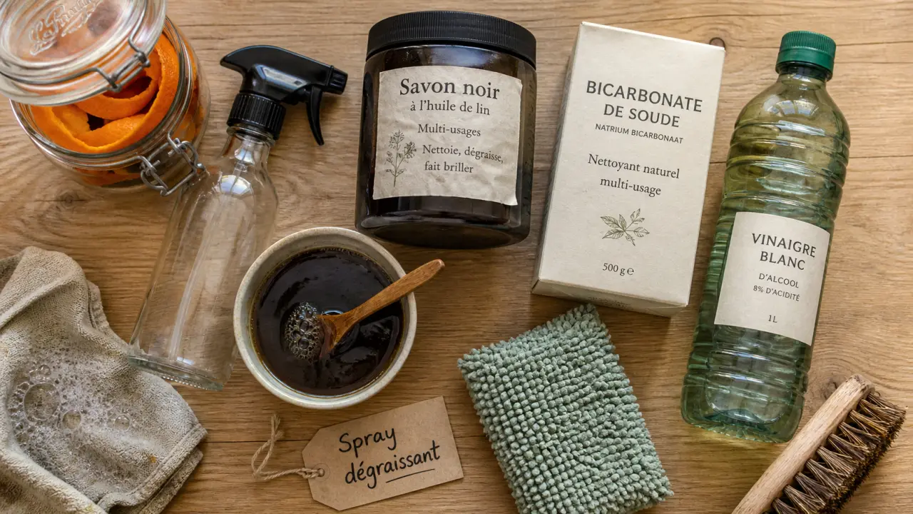 Dégraissant naturel maison en spray : recettes, dosages et précautions