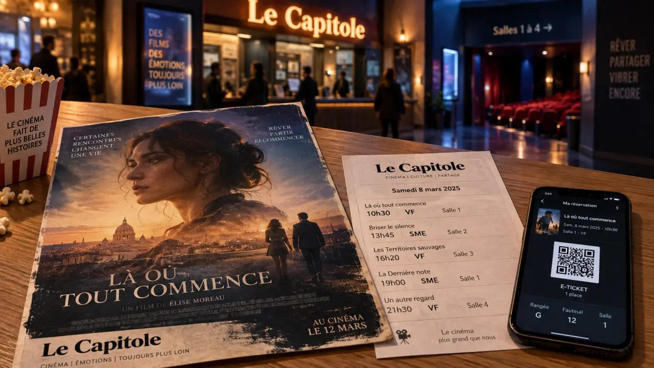 Cinéma à Montceau-les-Mines : affiche et réservation au Capitole
