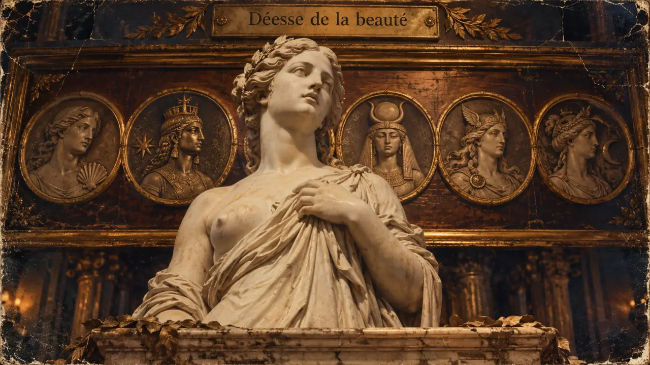 Déesse de la beauté : statue d’Aphrodite, Vénus et équivalents mythologiques}}
