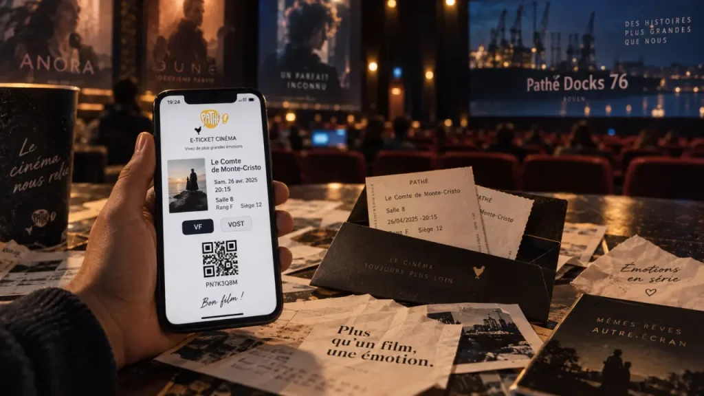 dock 76 cinéma : e-ticket Pathé Docks 76 à Rouen