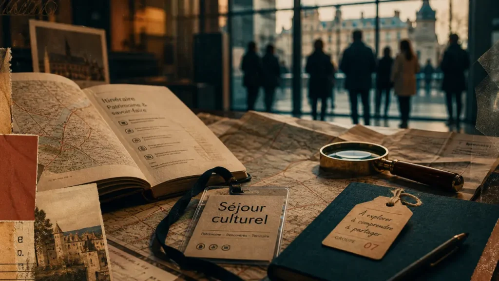 Séjour culturel : guide-conférencier et itinéraire sur carte