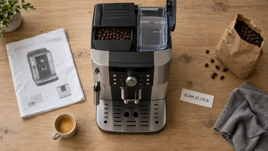 DeLonghi Magnifica S : trouvez la bonne notice et maîtrisez chaque réglage