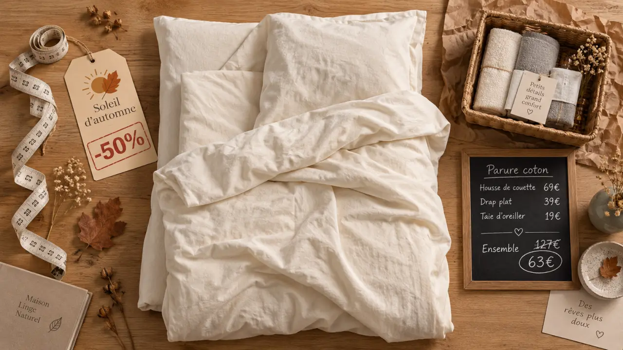 Linvosges soldes linge de lit jusqu’à -50% au panier