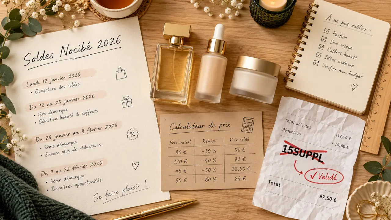 Nocibé soldes : 50 % et 15 % supplémentaires sur maquillage et soins