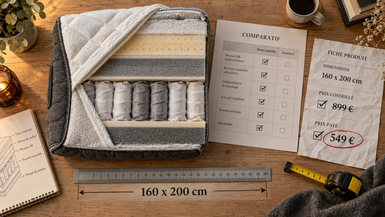 Soldes matelas : mesurer la dimension 160x200